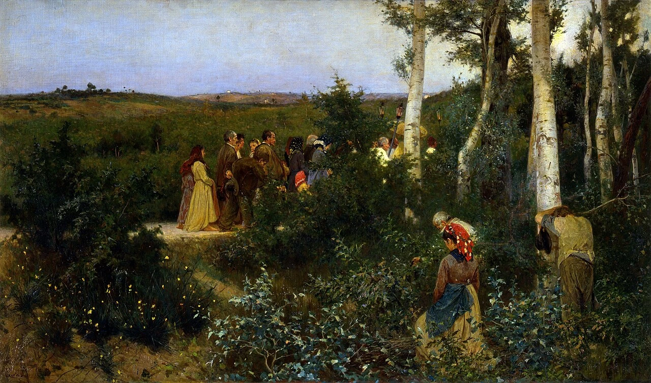 Il passaggio del viatico (1878) - Galleria d'Arte Moderna, Palazzo Pitti, Firenze